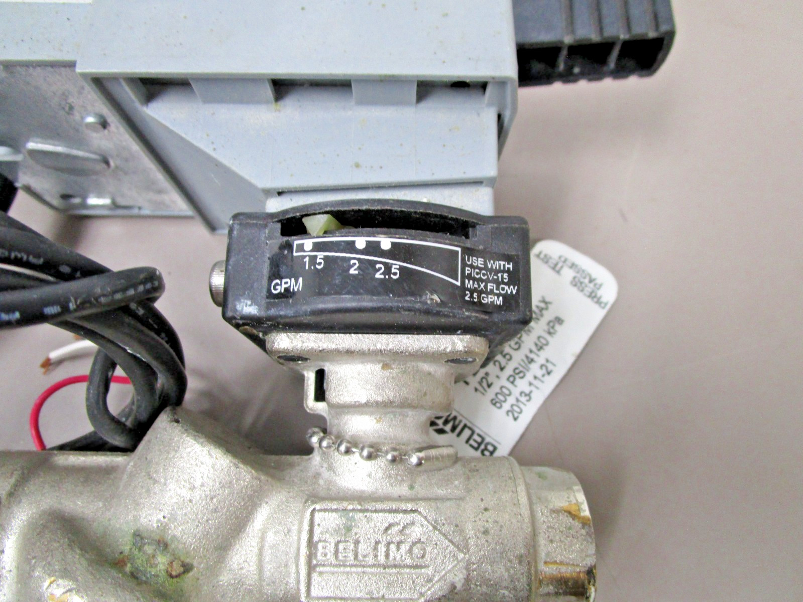 Belimo P2050B015+LRX24-3 Characterized Control Valve Assembly 1/2″