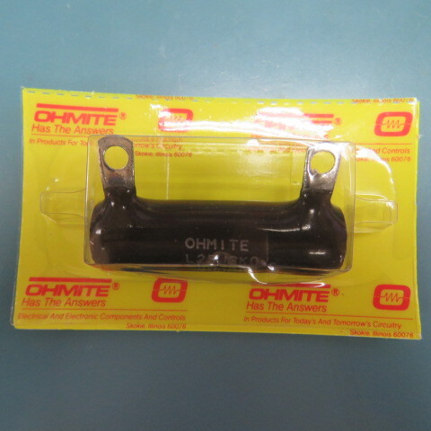 OHMITE L25J3K0 Qty of 5 per Lot 3 kOhms �5% 25W Wirewound Chassis Mount Resisto