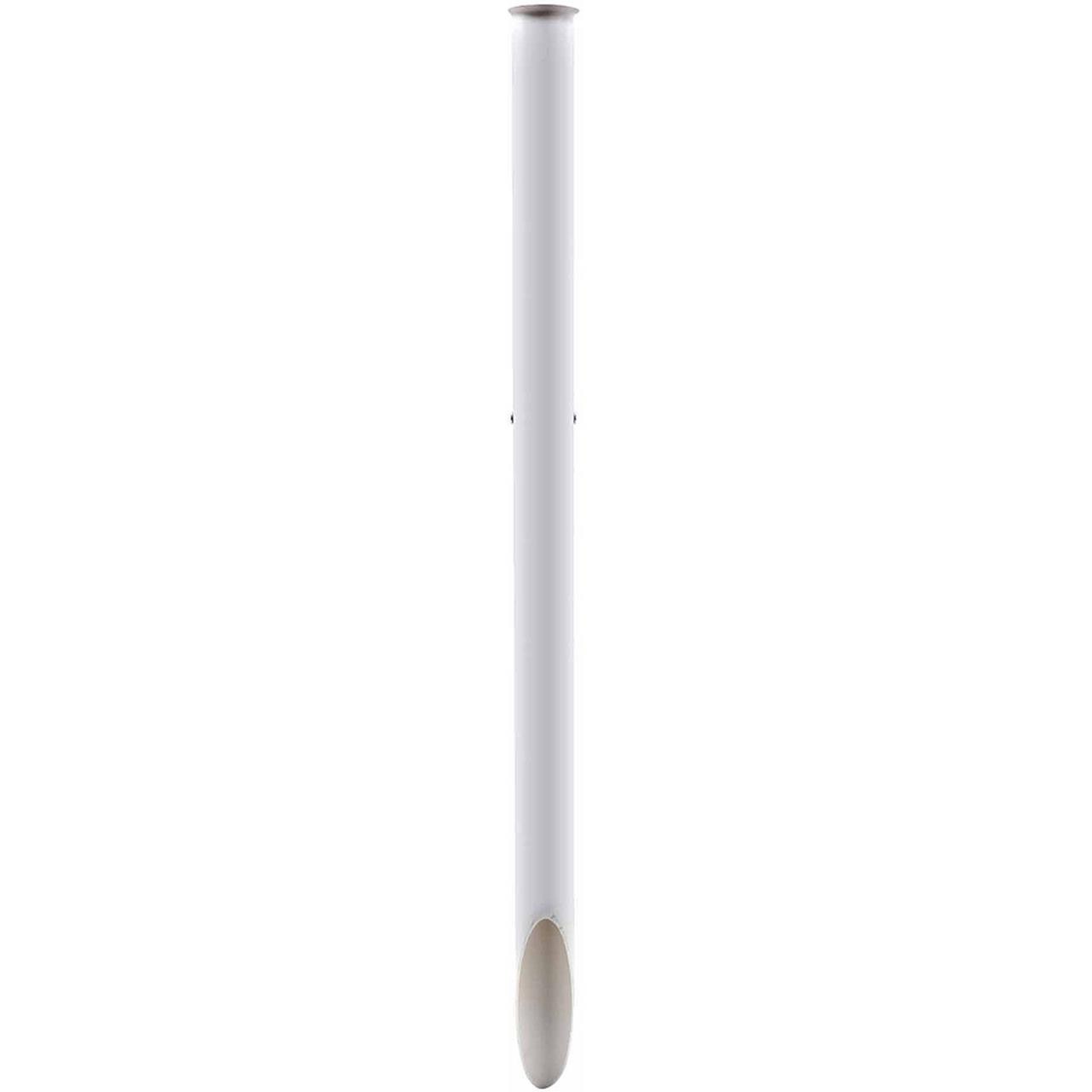Hurricane Tubular Sand Spike, 27″, White, Set of 3