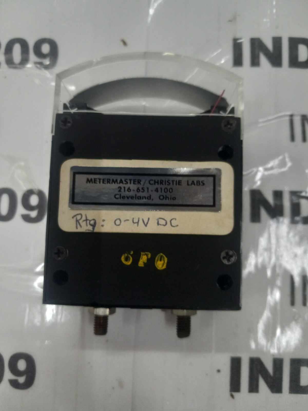 GE EDGEWISE PANEL METER 185