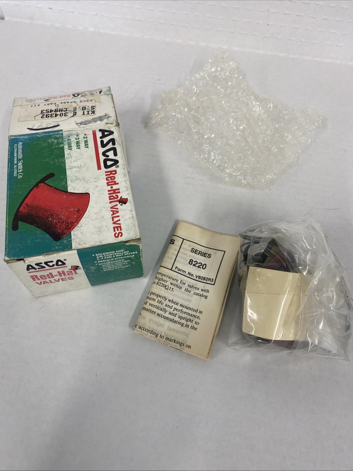 ASCO RED-HAT valves rebuild kit 304392 BRAND NEW SERIES 8220 OLD STOCK
