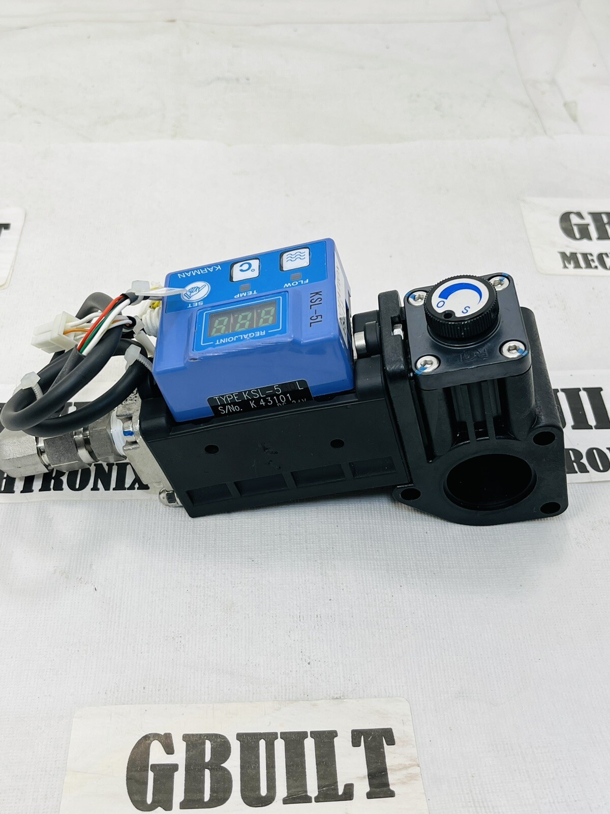 KARMAN KSL-5L Vortex Flowmeter 24V-V-A-B, KSL5L & RGL Valve -30 Day Warranty 👍
