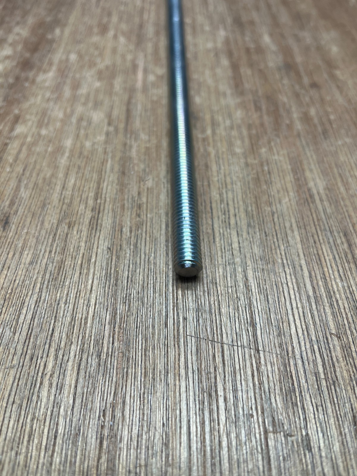 3/8-16 X 12″ LEFT HAND Fully Threaded Allthread Thread Rod Zinc Plated Steel