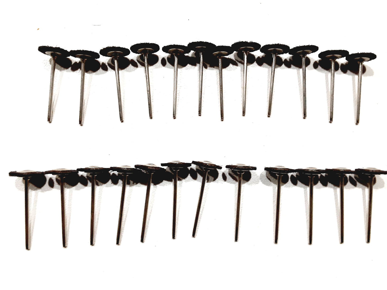 #11 Standard Stiff Bristle Brushes new 24 pcs.[ 2 boxes of 12] Dental Lab.