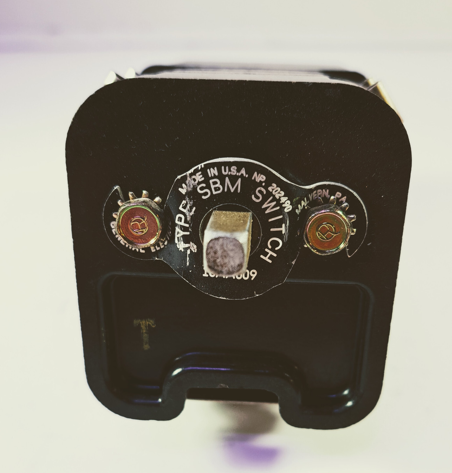 1 USED GENERAL ELECTRIC 10AA009 SBM ROTARY AMMETER SWITCH ***MAKE OFFER***