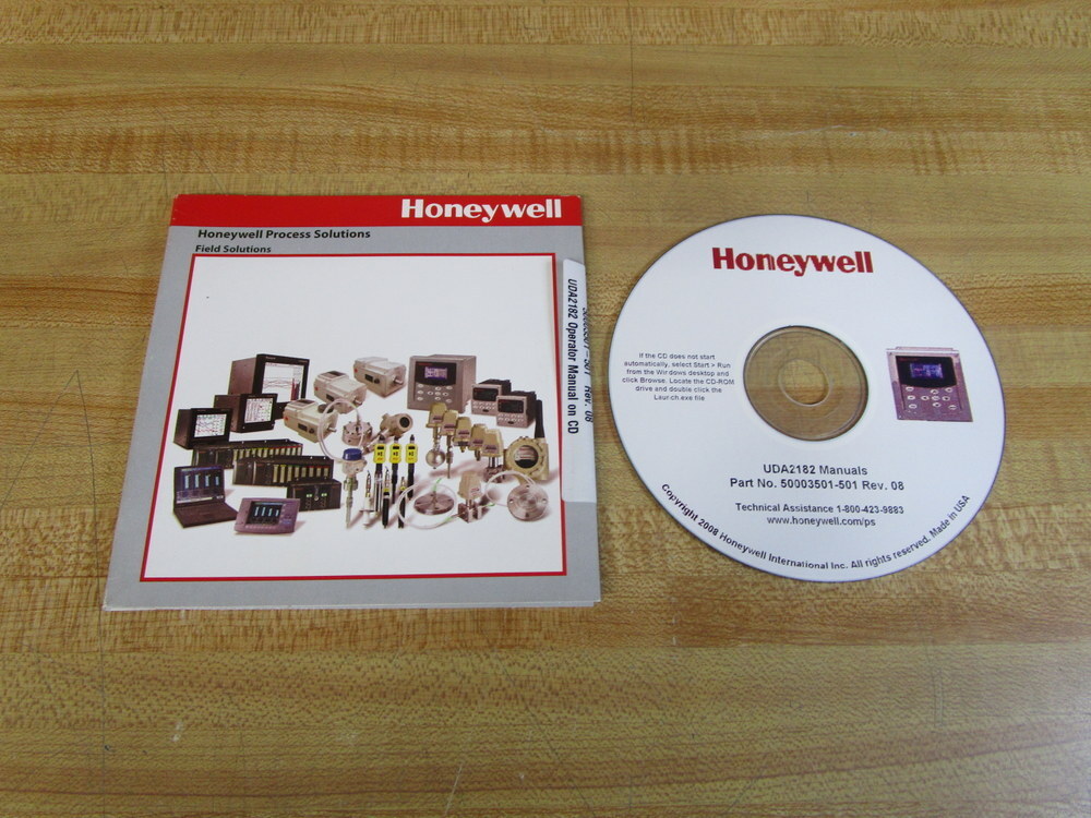 Honeywell 50003501-501 Field Solutions Manual On CD UDA2182