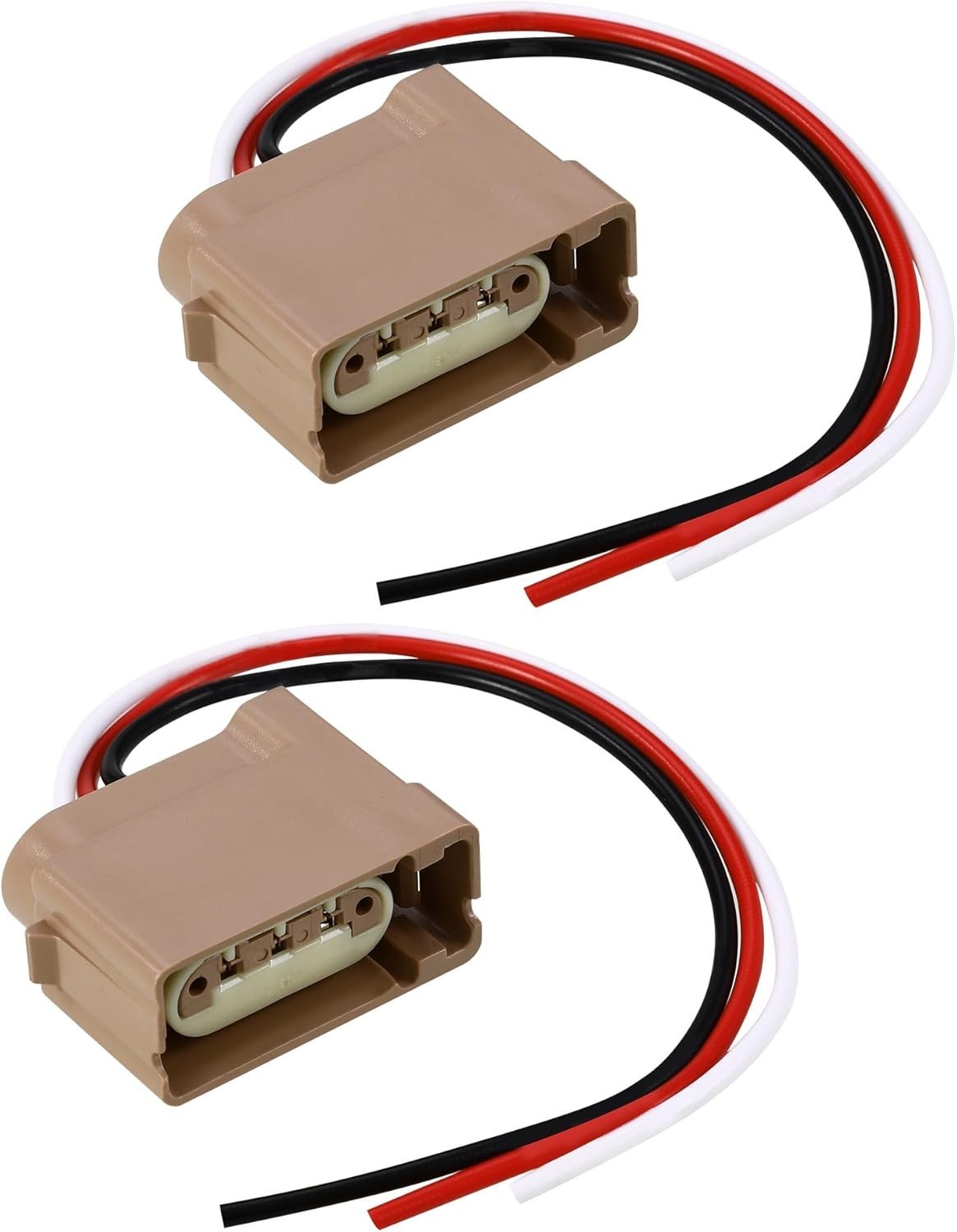 2-Pack Turn Signal Socket Pigtail Connector with Wire Harness Compatible with Fo