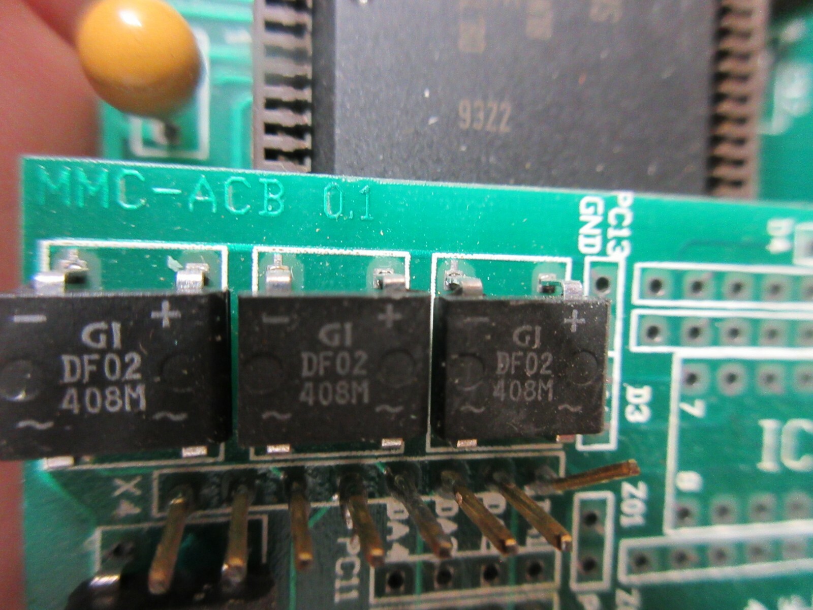 MICRON BOARD MMC-0.2 10/93 MMC-ACB 0.1 LCD/18MHZ 8200300000 8200300200 EACH 1