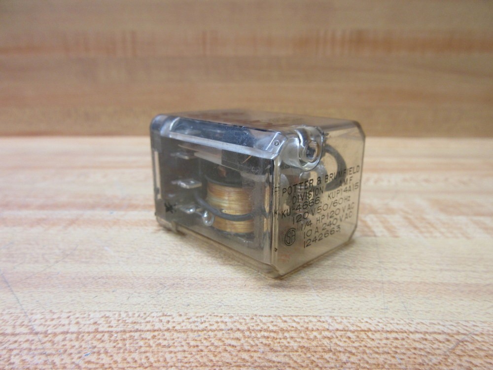 Potter & Brumfield KU-4666 120V Power Relay KUP14A15