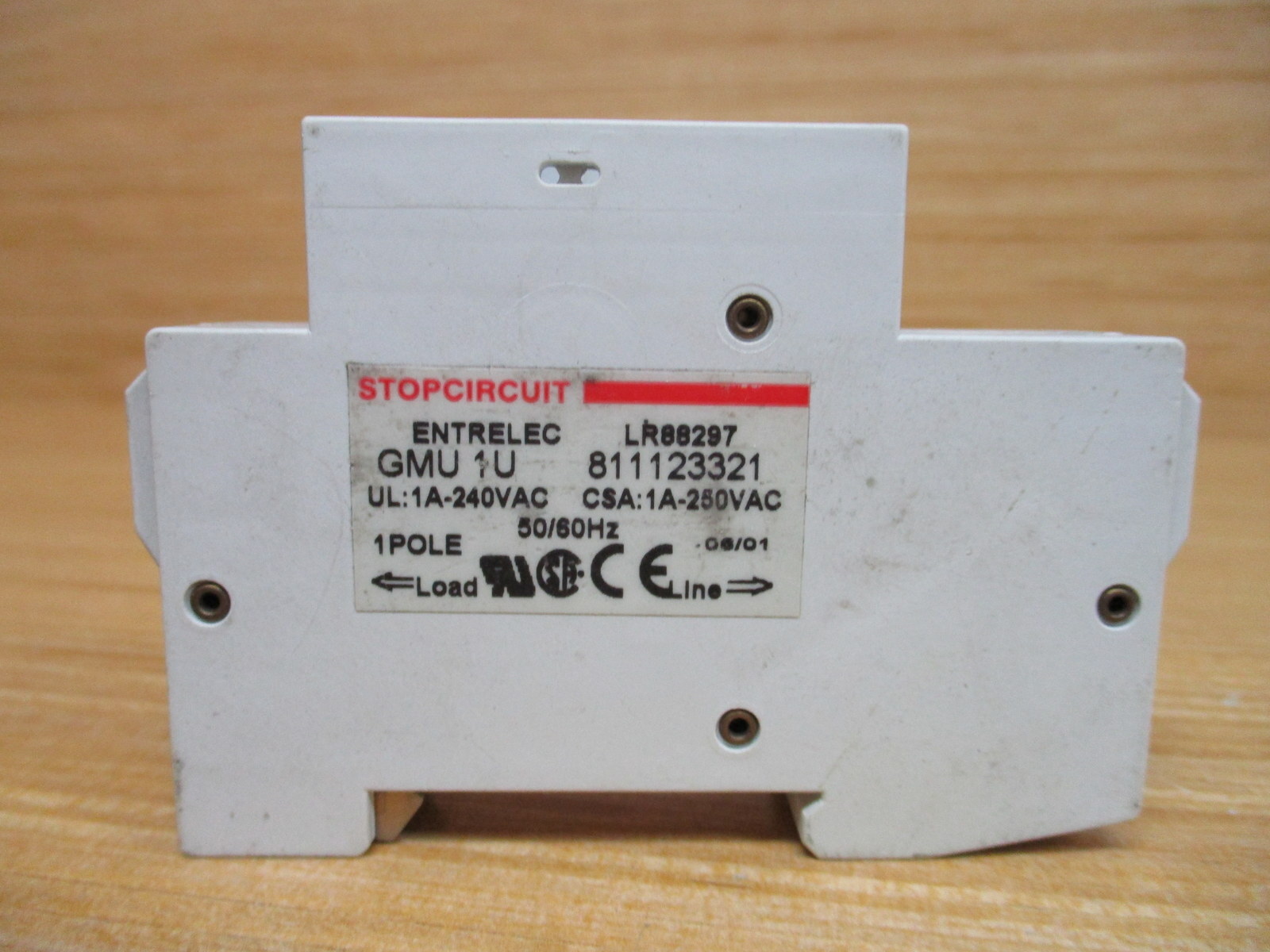 ABB GMU1U Entrelec Stopcircuit 1A Circuit Breaker (Pack of 2)