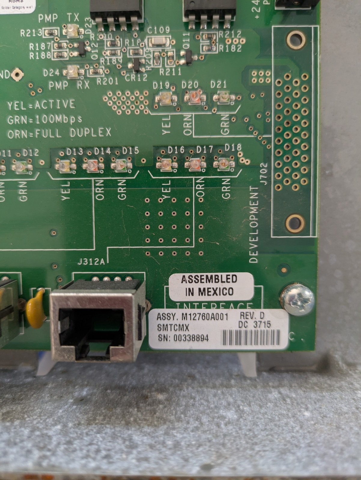 SMTCMX M12760A001 REV D M11071A001 REV F M138836A006 REV A