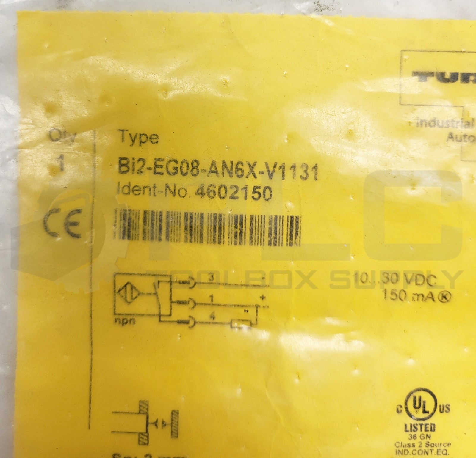 NEW TURCK BI2-EG08-AN6X-V1131 INDUCTIVE PROXIMITY SENSOR *READ*