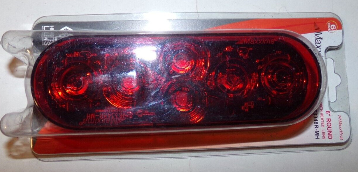 Maxxima M63348r-MH Stop/Turn/Tail Light Oval,1-45/64″ W