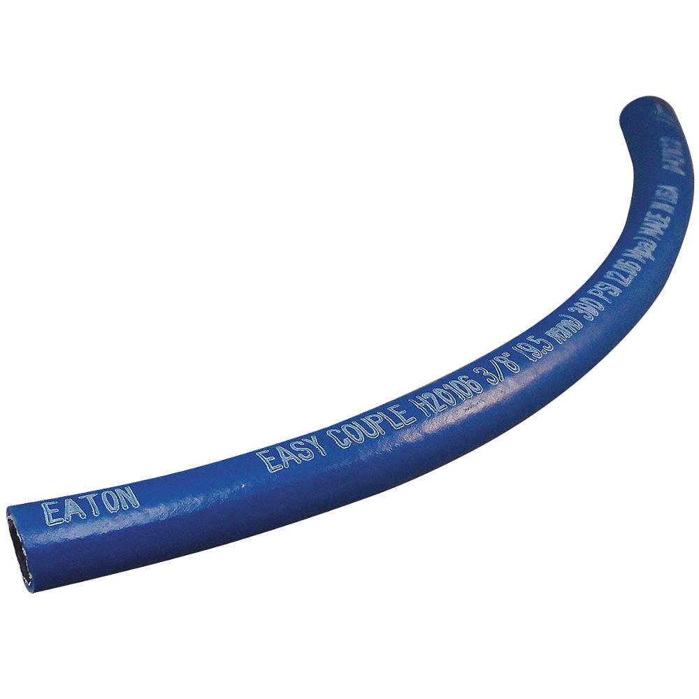 BOSTON H20106BU-250R Easy Couple Hose,3/8″ ID,250 ft. L 402F81