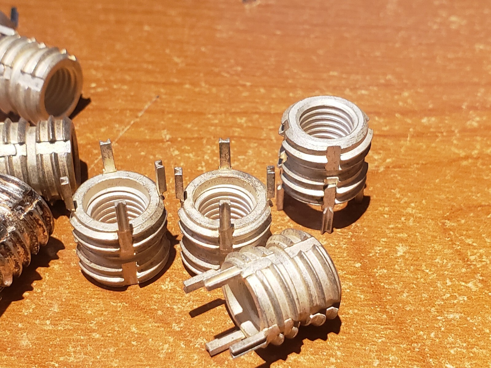 42 NEW OLD STOCK NAS1395CA5LSN Silver Plated Threaded Locking Inserts 5/16-24