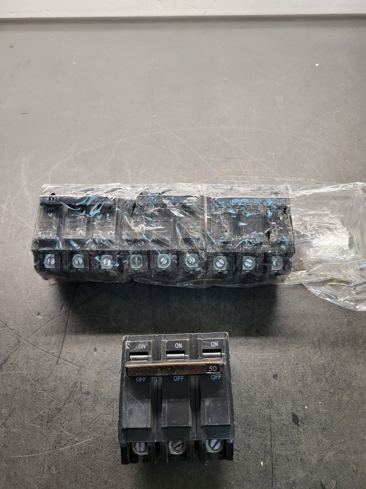 GE G406 50 Amp Circuit Breaker. Lot of 4.