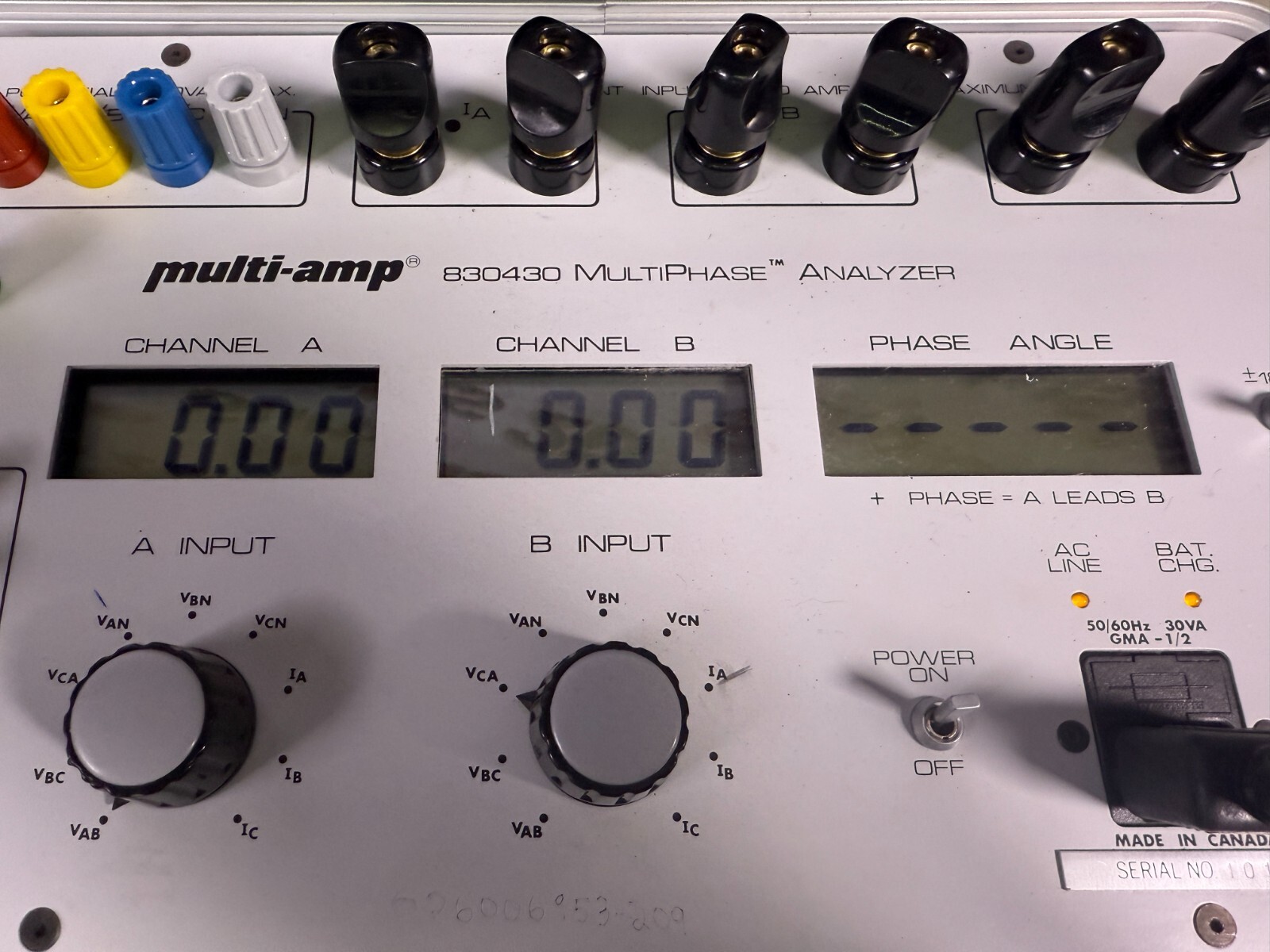 Multi-Amp 830430 Multiphase Analyzer
