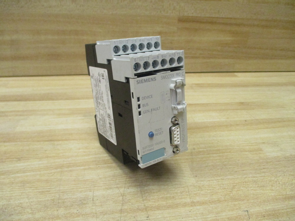 Siemens 3UF7000-1AU00-0 Motor Control W/O Bottom Terminals