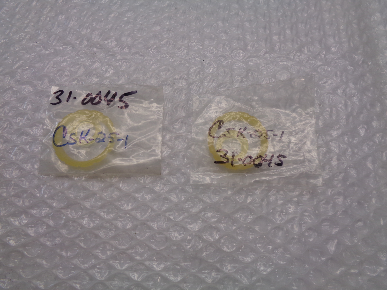 INDUSTRIAL SPARE CSK-25-1 O-RING LOT OF 2 NSNP