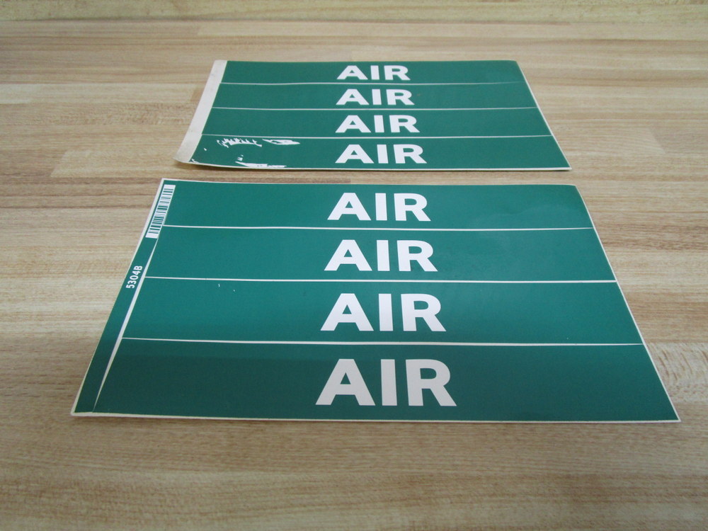 Lab Safety Supply 5304B Air Label (Pack of 2)
