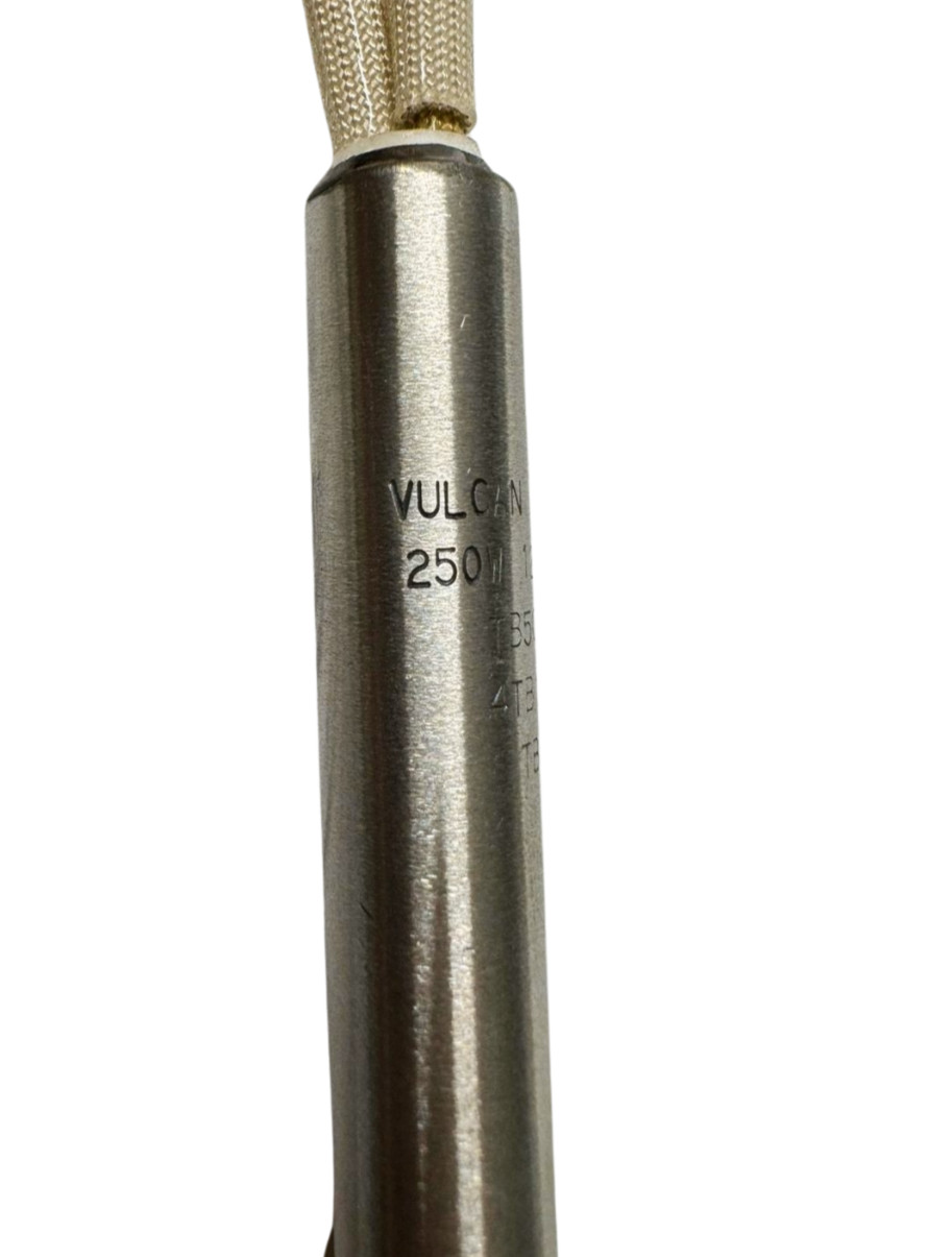 Vulcan TB505A Swaged Cartridge Heater, 250W, 120V, 3HR88, 4TB1, F08/0100/060013