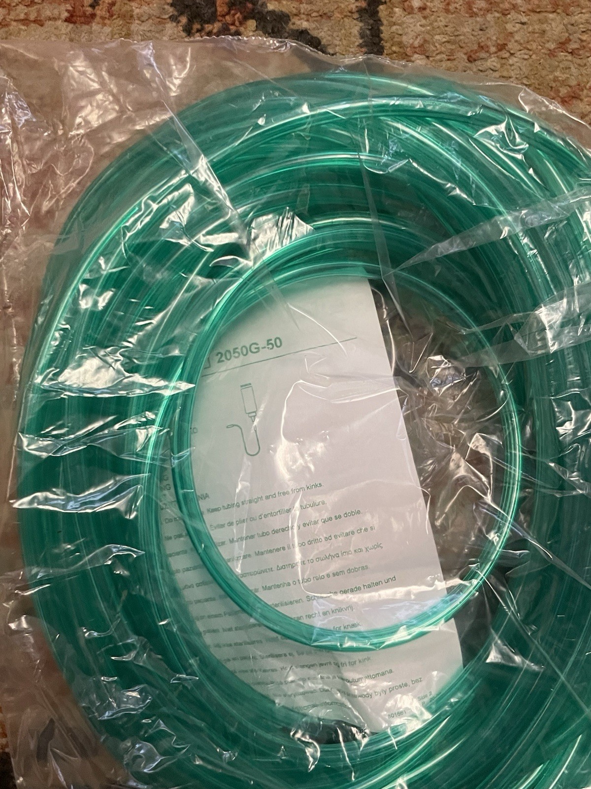 Salter Lab 2050 G-50 Green Tube 50 Feet Unused Sealed