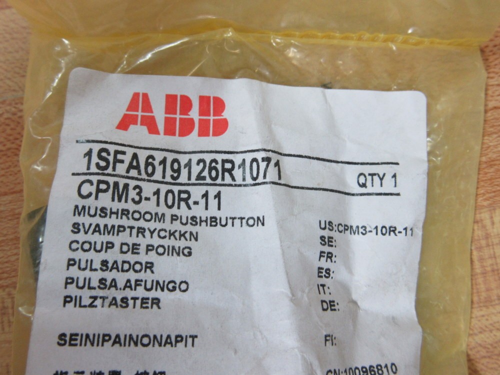 ABB CPM3-10R-11 Red Button 1SFA619126R1071