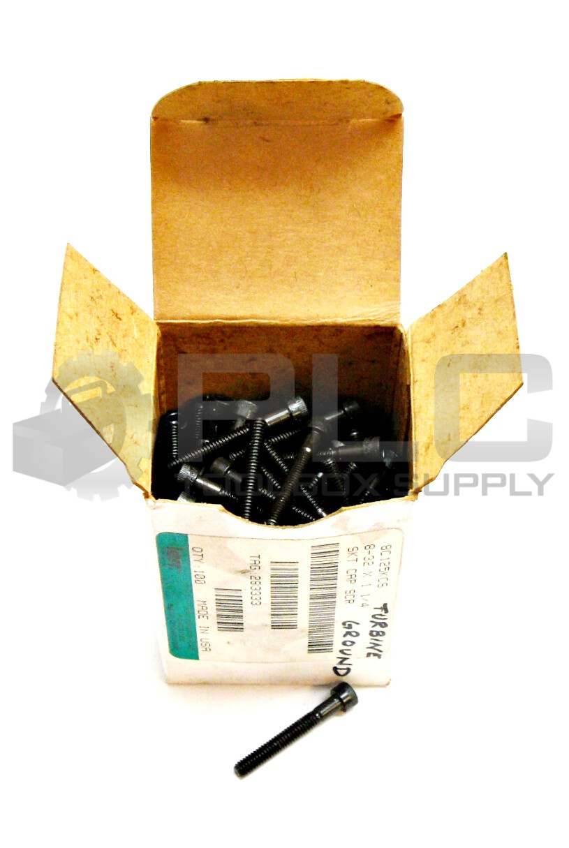 LOT OF 94 NEW KERR 8-32 X 1 1/4 CAP SCREWS 8C125KCS