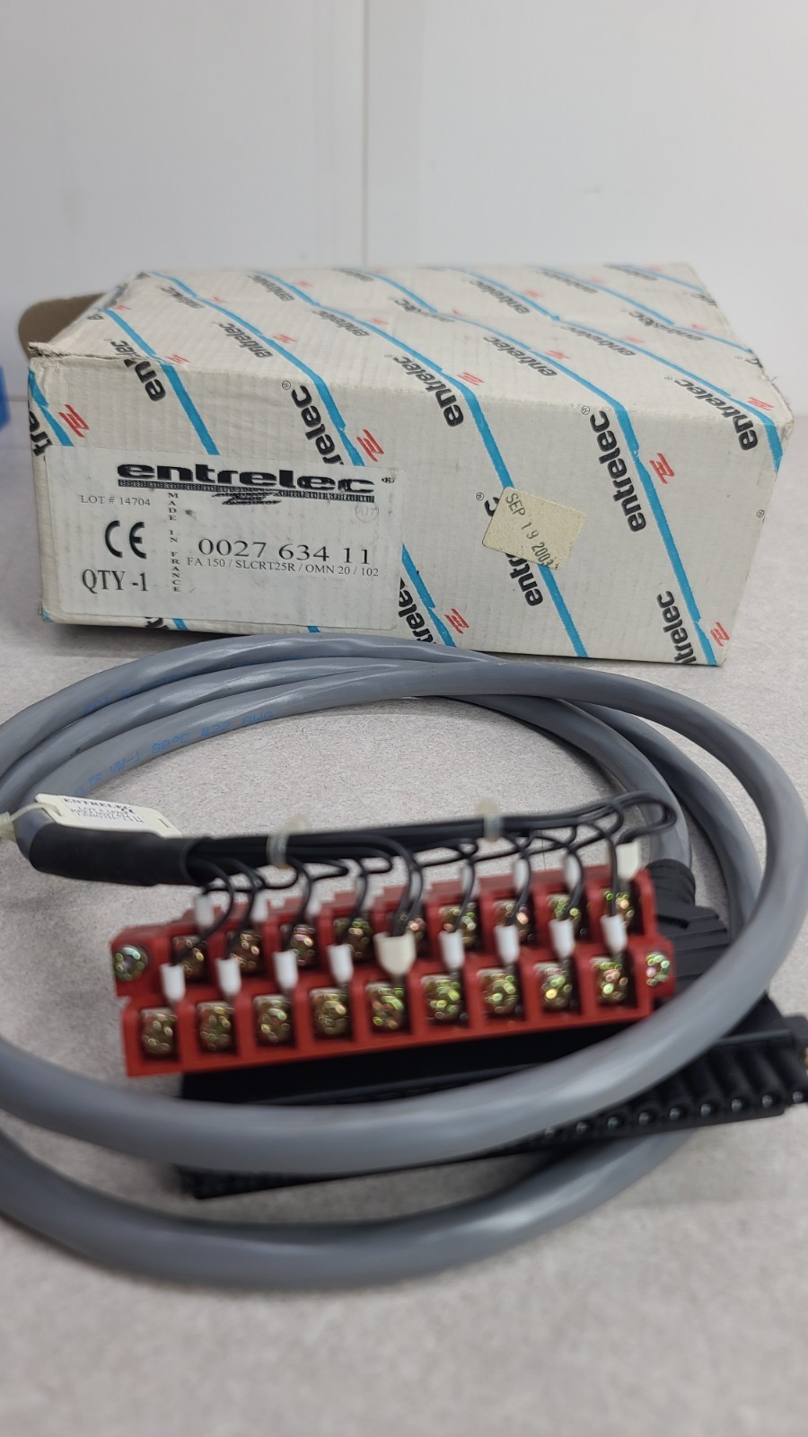 New ABB Entrelec 002763926 FA500/SLCRT25R/OMN20/102 Connecting Cable