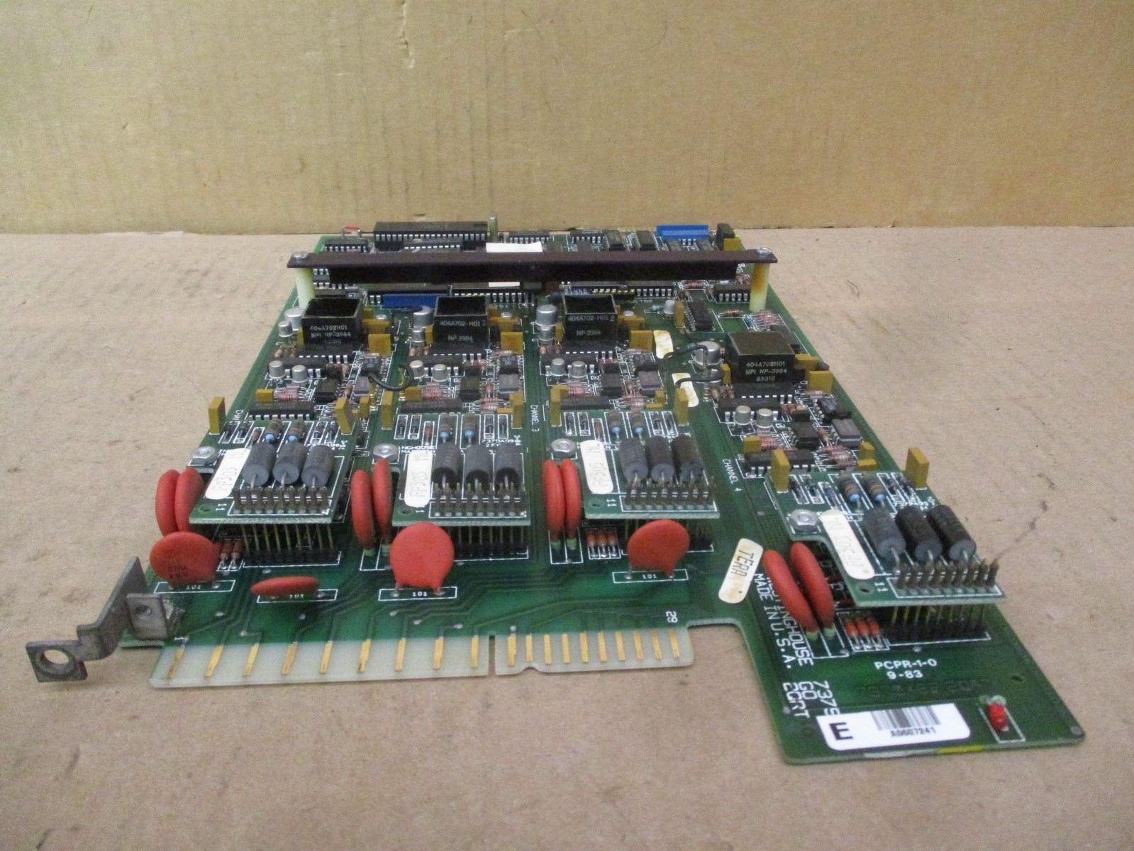 Westinghouse 7379A62 G02 2QRT10 SUB H 7379A90 2FILM4 53224HI