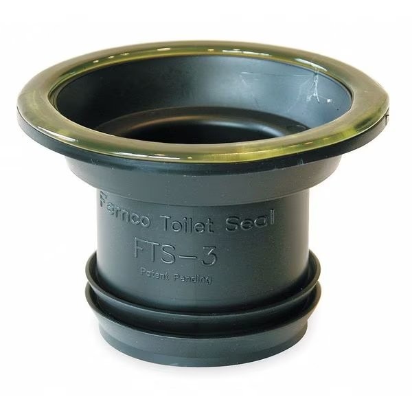Fernco FTS-3 Toilet Seal, Wax Free, Fits 3″ Drain