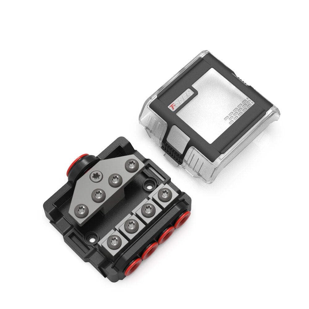 T-Spec VFDB4 MANL 4 Position Distribution Block w/Cover One Size, Multicolor