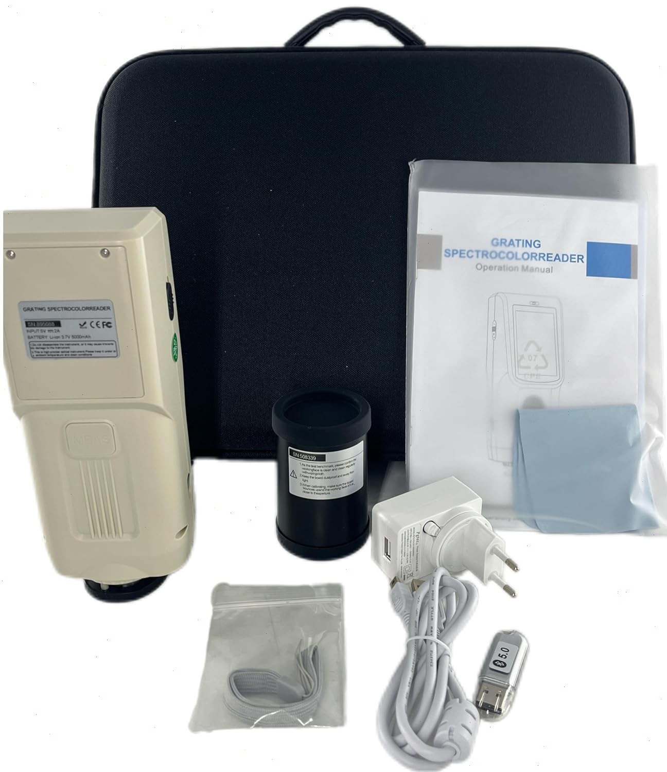 Digital D/8 Spectrophotometer Car Paint Color Meter Instrument 4mm Aperture
