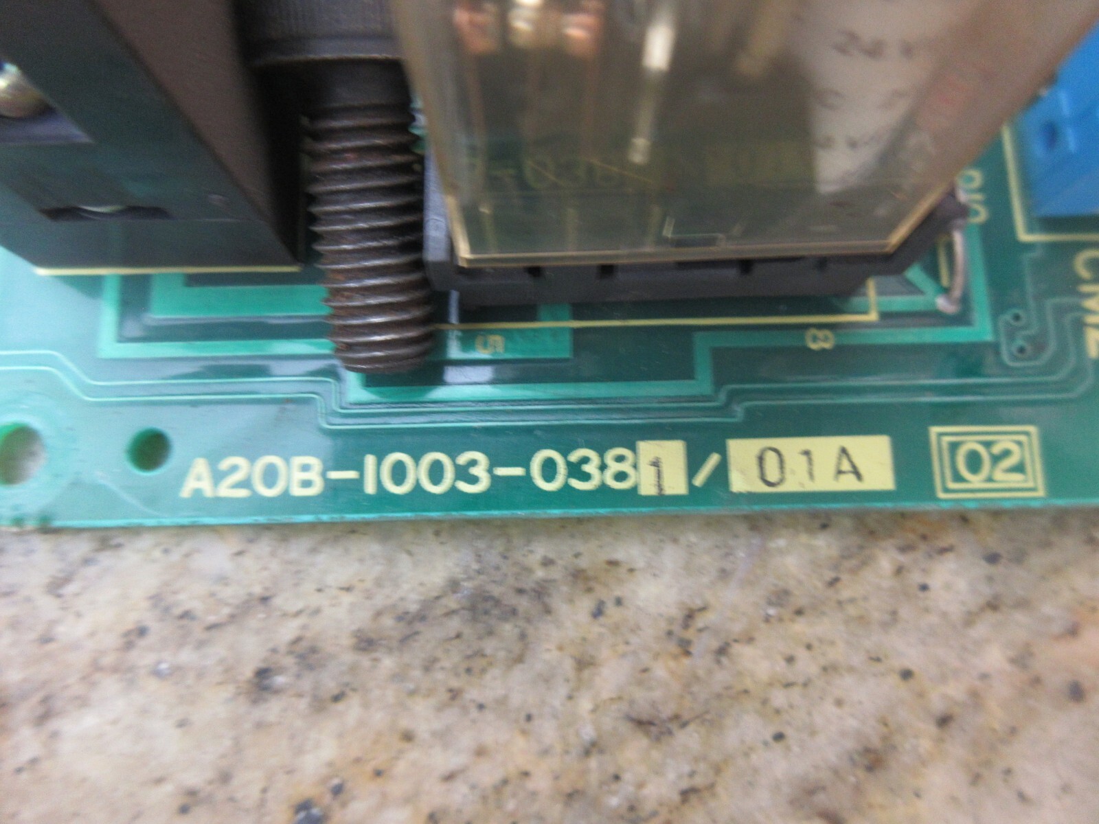 FANUC CIRCUIT BOARD A20B-1003-0381/01A WARRANTY