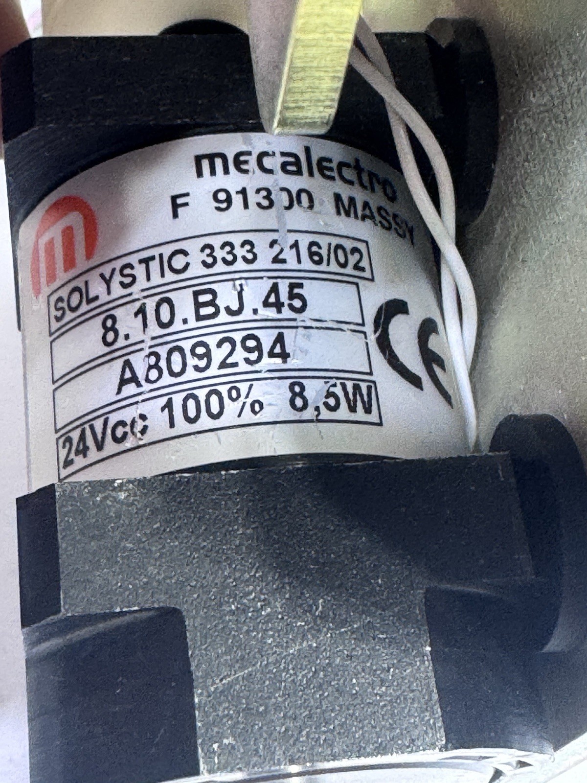 Siemens Solenoid Level Change Assembly 172K552G01 Solystic 8.10.BJ.45 Q20E-78017