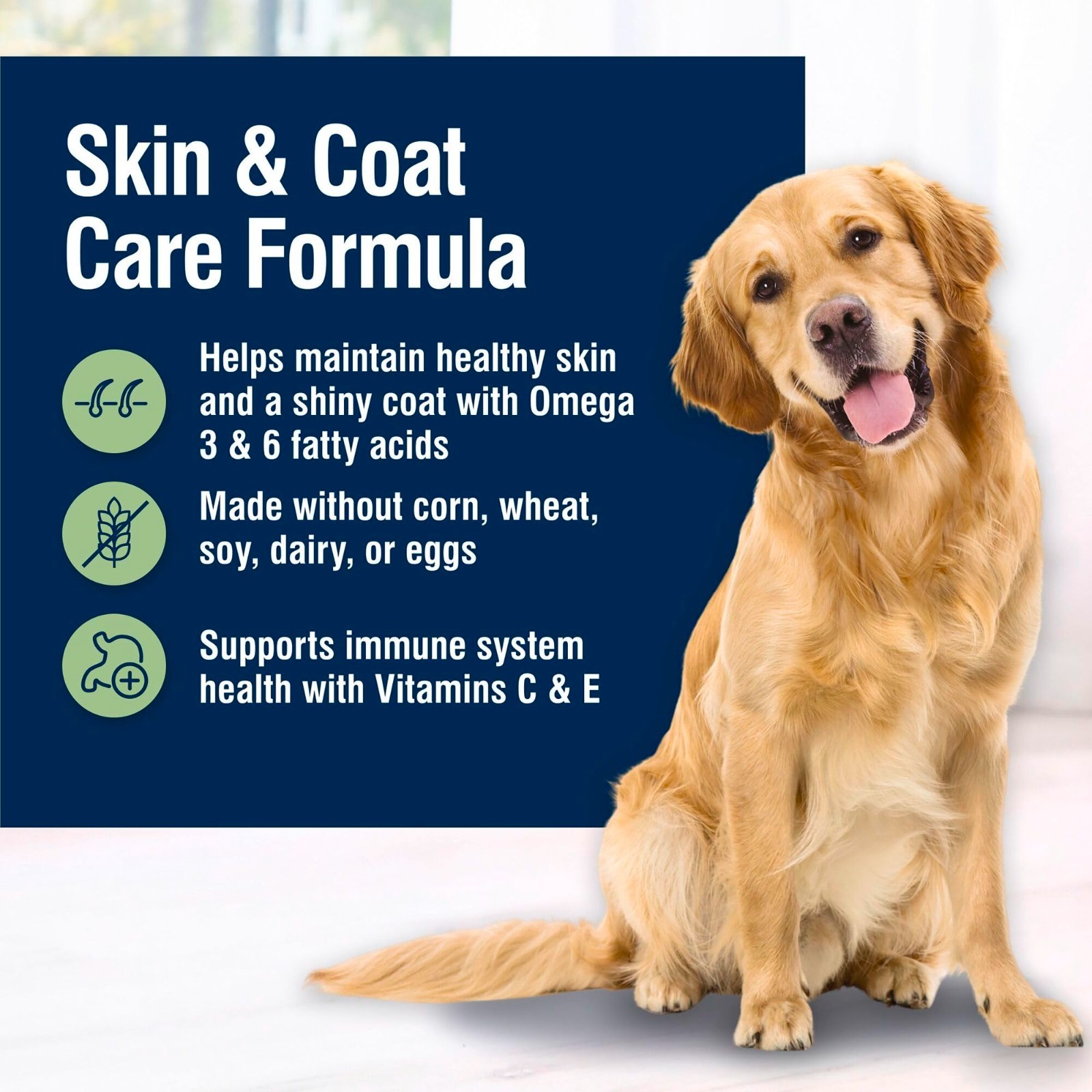 Blue Buffalo True Solutions Skin & Coat Care Natural Dry Dog Food, 24-lb. Bag