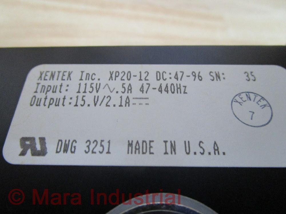 Xentek XP20-12 Power Supply