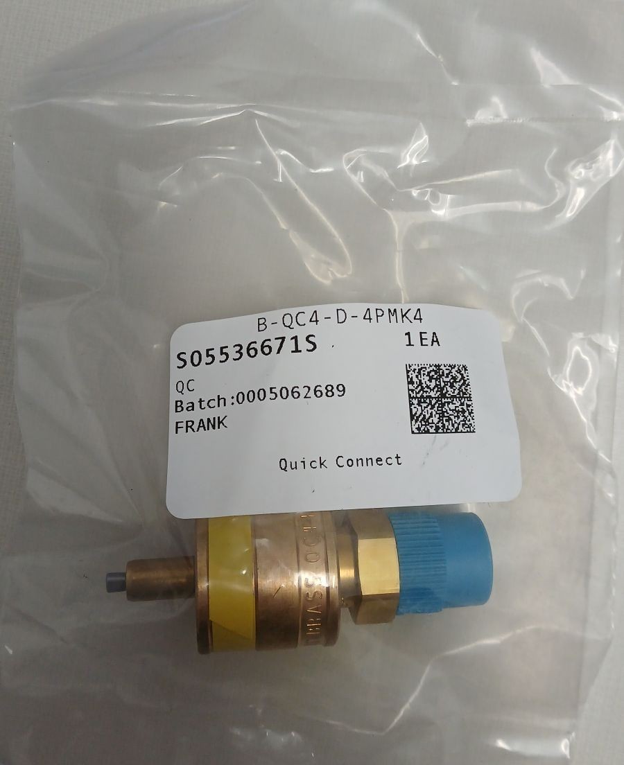 NEW SwagelokB-QC4-D-4PMK4 STEM, 1/4″ MNPT, KEYED YELLOW