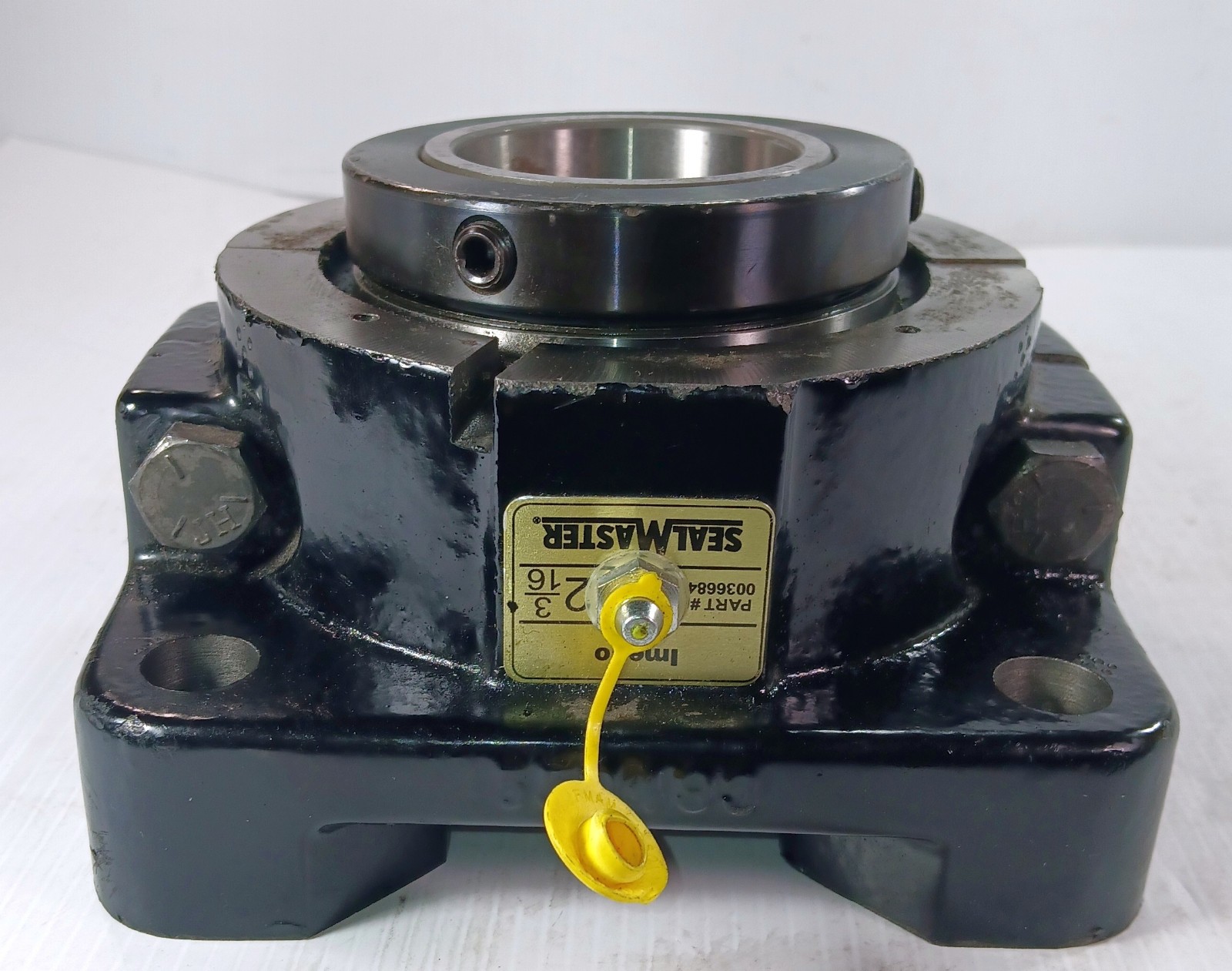 1 NEW SEALMASTER 550493 2-3/16″ 4 BOLT BLOCK BEARING NNB ***MAKE OFFER***