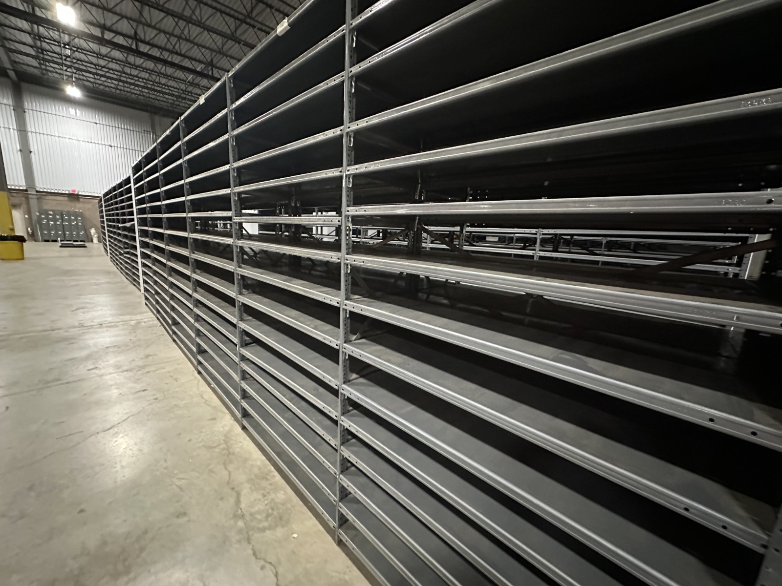 Auto parts warehouse racks and shelving