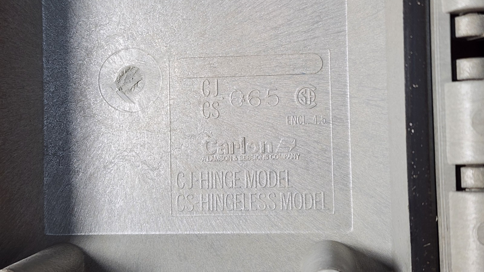 Carlon CJ665 Enclosure (Qty 2) Please Read *PS