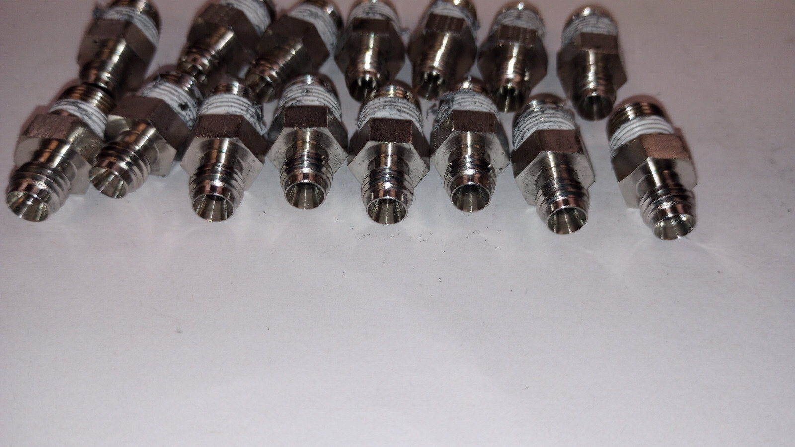 Lot of 15 USED Parker PMI PC-1/8 Fittings STAINLESS STEEL P316