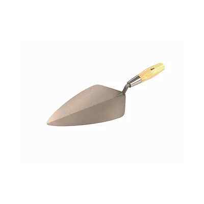 Bon Pro Plus 10″ Wide London Pro Carbon Steel Brick Trowel With Wood Handle
