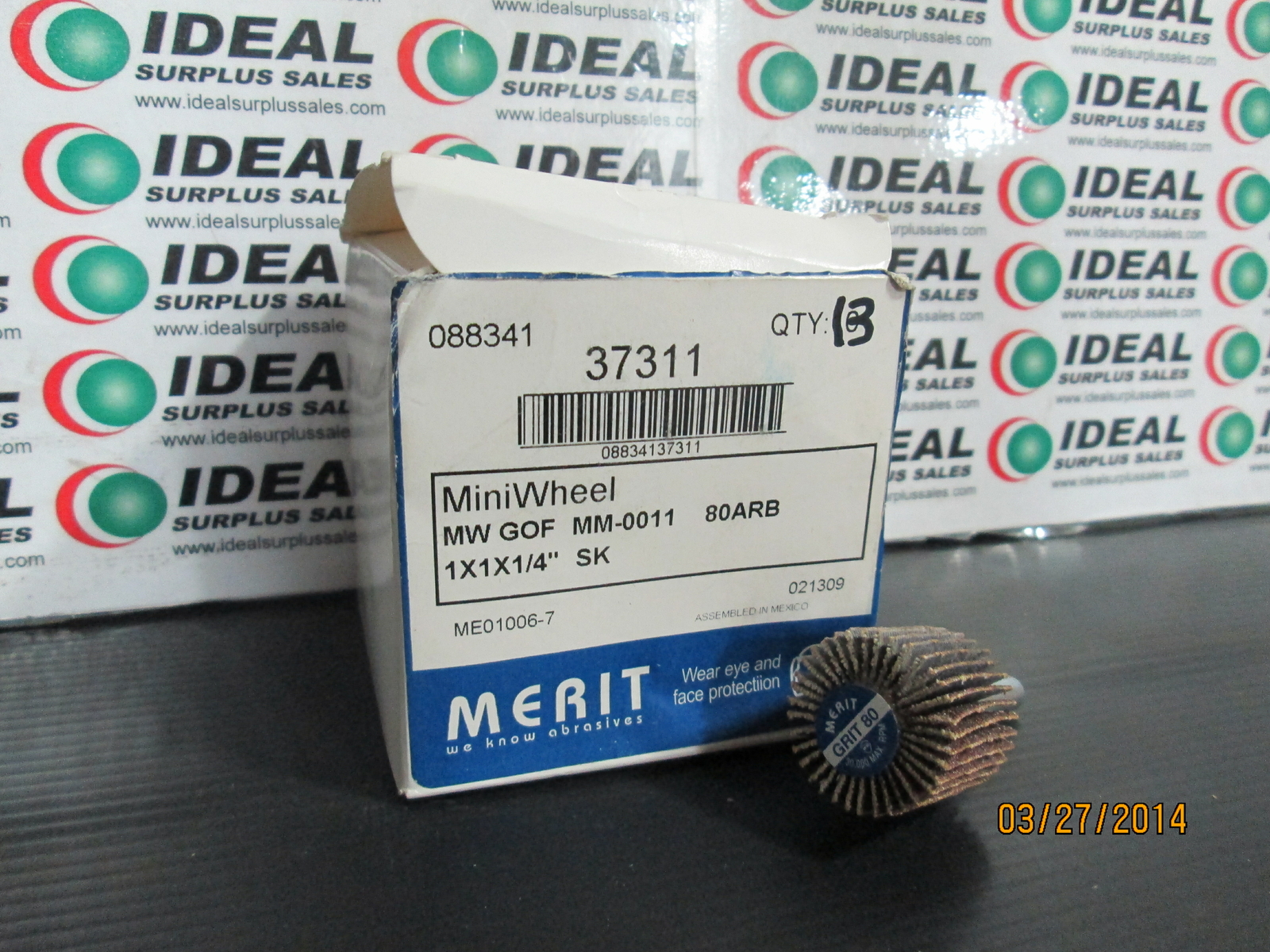 MERIT 37311 ABRASIVE WHEEL NEW IN BOX