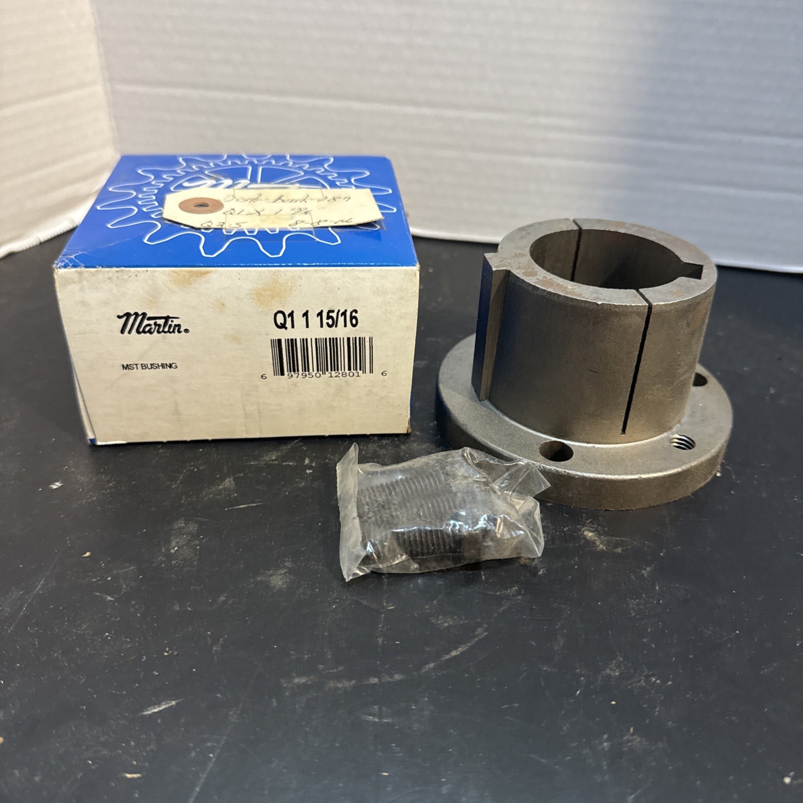 NEW MARTIN Q1 1 15/16 SPLIT TAPER BUSHING NOS