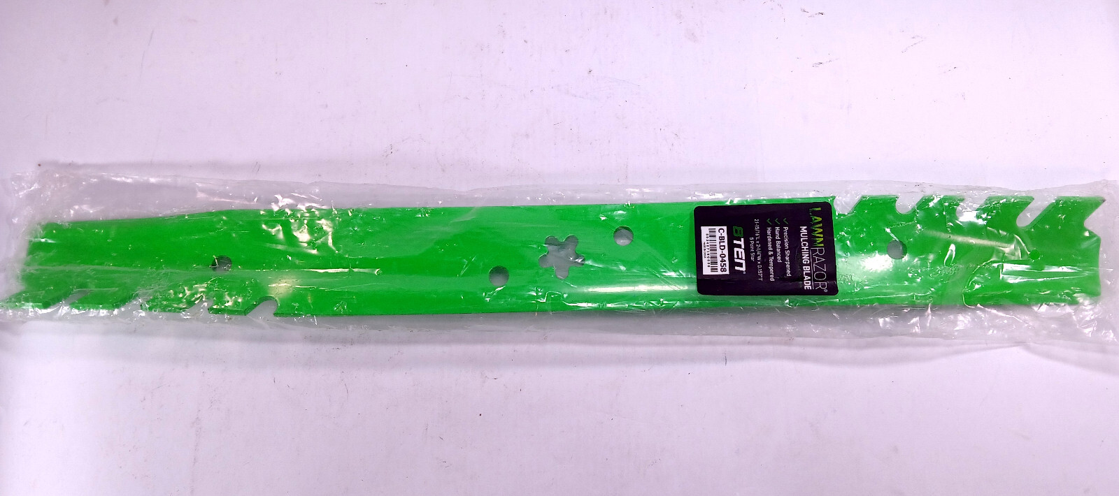 1 NEW 8TEN C-BLD-0458 21 15/16” LAWN RAZOR TOOTHED MOWER BLADE NNB *MAKE OFFER*