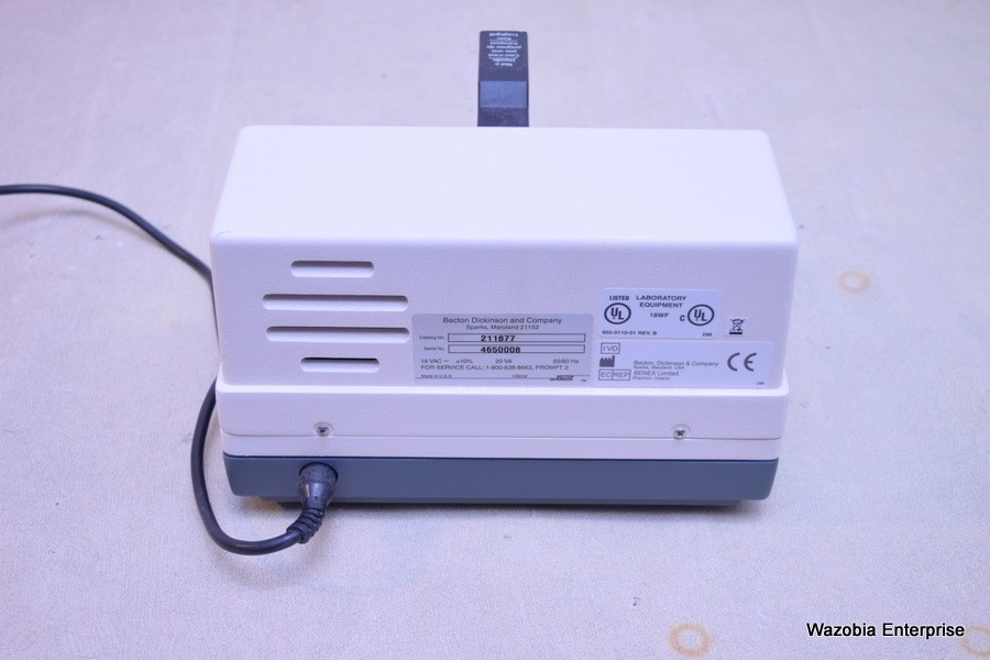 BECTON DICKINSON – 211877 – BD MICROPROBE PROCESSOR + AC ADAPTER AND DATA CARD