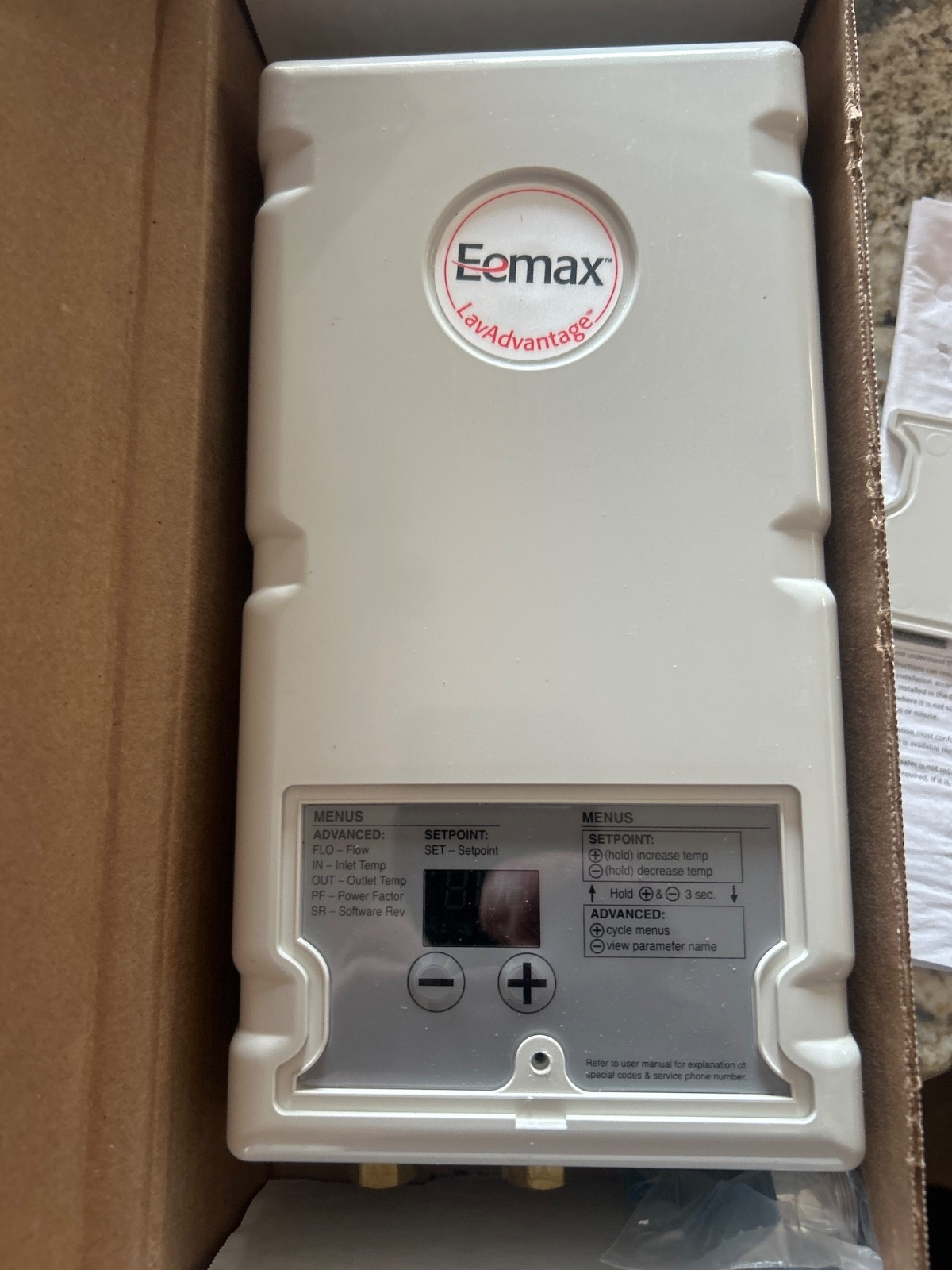Eemax SPEX4277T FlowCo Tankless Point of Use Water Heater 4.1 kW 277V .04 gpm