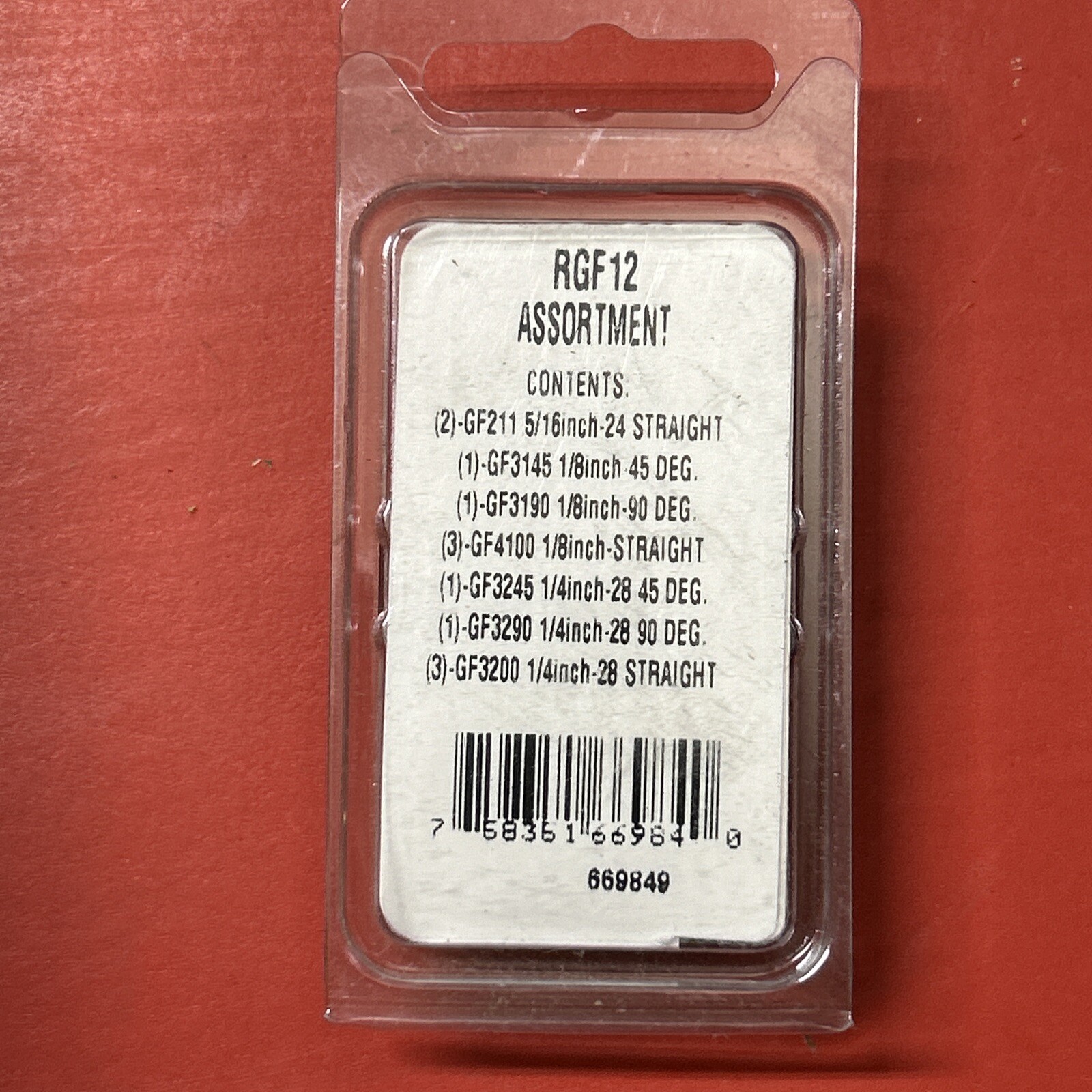 TISCO Metric Grease Fitting Assortment Fits A-MGFA1, 5A1712, RMGF12