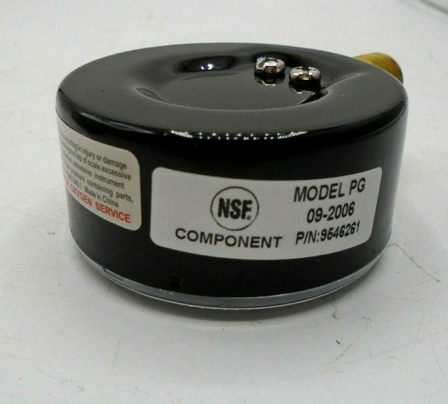 Weiss Inst. Pressure Gauge 9546261 Model PG Bronze Tube Brass Socket NIB